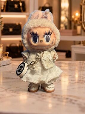Pop Mart The Monsters Exciting Macaron Series Vinyl Plush Doll CUSTOM